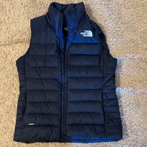 The North Face Dark Blue Puffer Vest